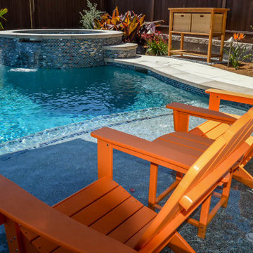 Hawaii Retreat in this limited space backyard in Danville, Ca