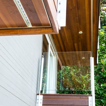 Contemporary West Vancouver Residential, Entry and Deck Renovation