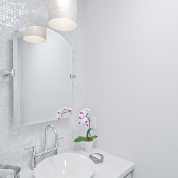 Hermosa Beach Minimalist Powder Room Transformation