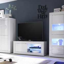 Modern Italian Wall Unit Basic 02 by LC Mobili - $1,520.00 - Entertainment Centers And Tv Stands