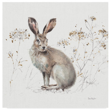 Lisa Audit 'Woodland Walk Xiii Rabbit' Canvas Art, 14"x14"