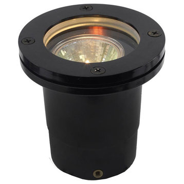 12V Composite Ground Well Light With Open Face Cover, Raw Composite