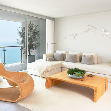 Ocean Avenue Penthouse Living Room