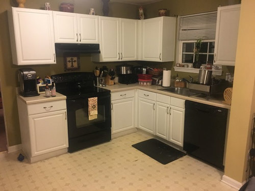 What Color Walls In Kitchen With White Cabinets And Black Appliances