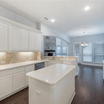 Cloudy White Traditional Kitchen Remodel in Anaheim, CA