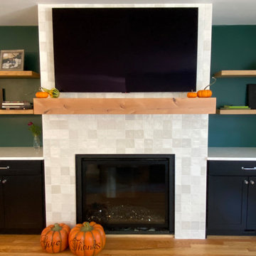Family friendly kitchen and living space
