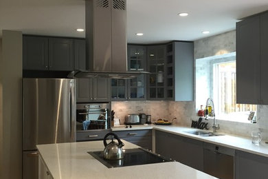 Example of a kitchen design in Calgary
