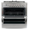 Cosmo Modern Dual-Fuel Range Convection Oven Pro Style High Powered