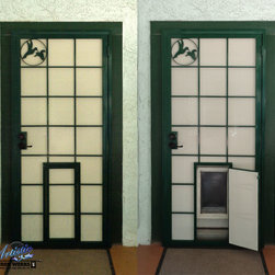 Solar Style Wrought Iron Security Door - Front Doors