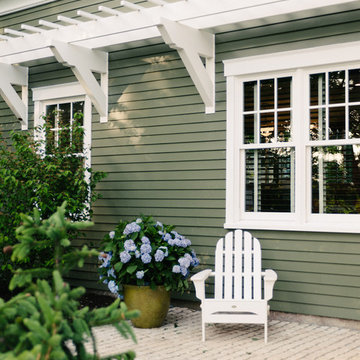 DIY Blog Cabin - Trex Pergola