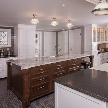North End Kitchen Family Room with Atrium Skylight