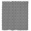 Black and White Geometric Shower Curtain