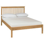 Bentley Designs - Atlanta Oak Furniture Bed Without Footboard, Double - Atlanta Oak Double Bed No Footboard features simple clean lines and a timeless style. The range is available in natural oak options, to suit any taste. Also manufactured with intricate craftsmanship to the highest standards so you know you are getting a quality product.