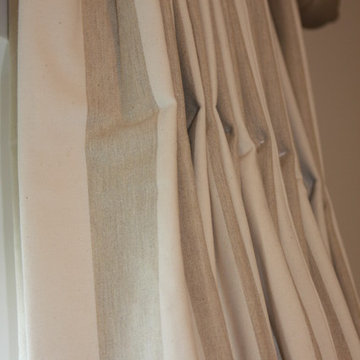 Bedroom Curtains & Bedspread in Ian Mankin