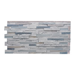 145-MESA STACKED SLATE WALL PANEL - 24"H - Wall Panels