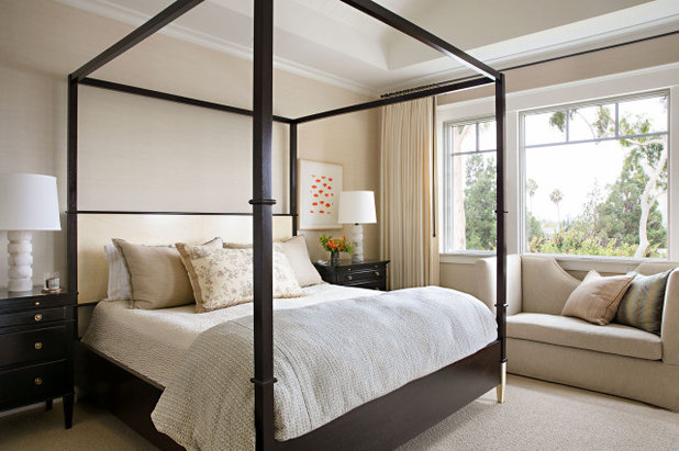 Transitional Bedroom by Wendi Young Design