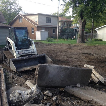 Demolition of garage and Driveway