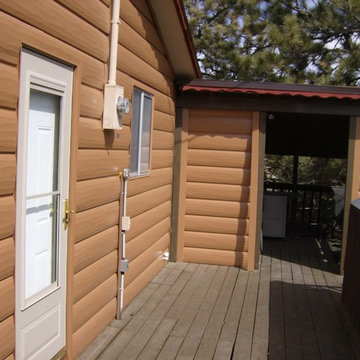 Steel Log Siding Install in Westcliffe, CO