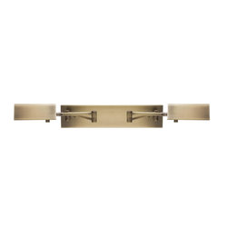 House of Troy Double Wall Lamp in Antique Brass Finish - Wall Sconces