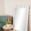 Glam Silver Glass Wall Mirror 35793