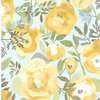 Peachy Keen Yellow Peel & Stick Wallpaper Swatch Sample