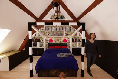 Chambres mansardées enfants Charentillais