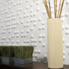 19 5/8"W x 19 5/8"H Emery EnduraWall Decorative 3D Wall Panel, White