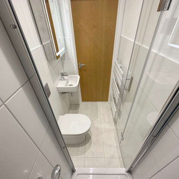 Tiny Shower Room Refurbishment in Lewisham