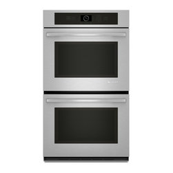 Jenn-Air 30" Double Electric Wall Oven, Stainless Steel With Black | JJW2730WS - Ovens