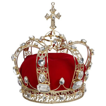 Mark Roberts Queens Crown Red - 6 x 7.5"