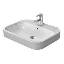 Happy D.2 Series White Washbasin 31 Inch By Duravit - Bathroom Sinks