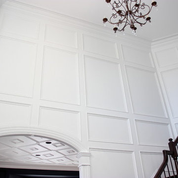 Wainscot, raised panels and designer wall trim