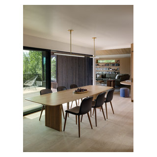 Hillsdale Modern Ranch - Midcentury - Dining Room - Portland - by ...