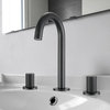 Industria Series Widespread Bathroom Faucet, Matte Black