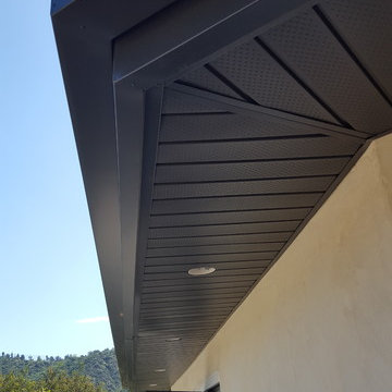 Cladding-Soffits, Fascia, Beams. Box Gutter "Tall" Glendale Ca.