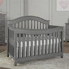 Evolur Hampton 5-in-1 LifeStyle Convertible Crib, Storm Gray