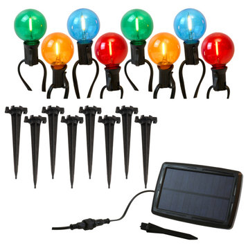 Solar Powered Multicolor Pathway Lights
