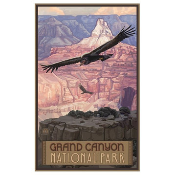 Paul A. Lanquist Grand Canyon National Park Condor Art Print, 12"x18"