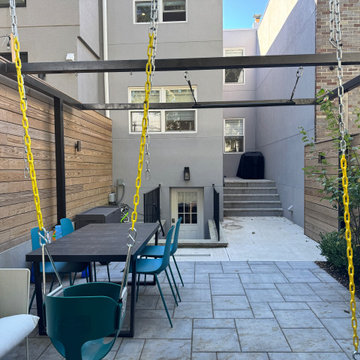 Greenwood front and back yard