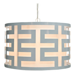 1 clearance Worlds Away Hicks White Pendant - Pendant Lighting
