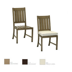 Club Aluminum Midcentury Dining Side Chair by Summer Classics - Outdoor Dining Chairs