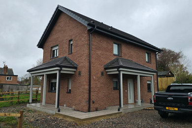 Photo of a contemporary house exterior in Hampshire.