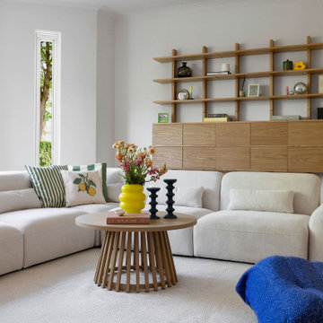 Salon cosy et bois