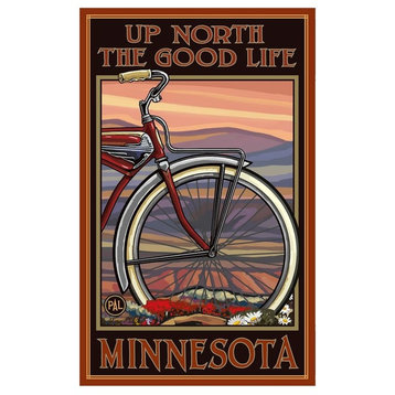 Paul A. Lanquist Up North the Good Life Minnesota Art Print, 12"x18"
