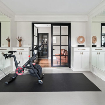 Basement Remodel with Wine/Bourbon Room and Home Gym