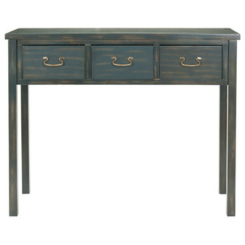 Lou Console With Storage Drawers Dark Teal