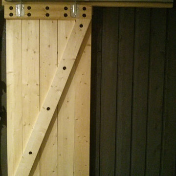 Sliding barn door