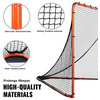 VEVOR 6'x6' Lacrosse Goal Net Folding Backyard Lacrosse Training Equipment Steel