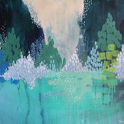 On the Lake by Clair Bremner - Paintings