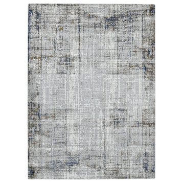 Savannah Dylanne Area Rug, Gold, 7'9"x9'9", Abstract